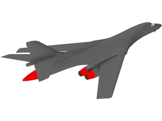 B-1B 3D Model preview