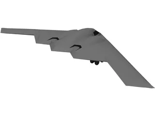 B-2 3D Model preview