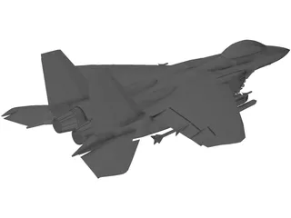 F-15E 3D Model preview