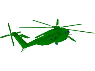 Sikorsky MH-53E Pave Low 3D Model preview
