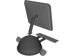 Apple iMac 3D Model preview