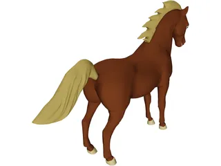Horse 3D Model preview
