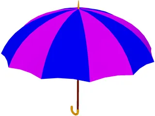 Umbrella 3D Model preview