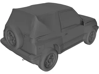 Isuzu Geo Tracker (1993) 3D Model preview