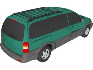 Pontiac Montana (1997) 3D Model preview