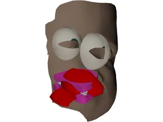 Face Baby 3D Model preview