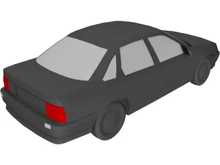Opel Cavalier (1992) 3D Model preview