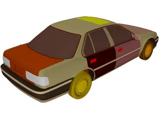 Honda Accord (1993) 3D Model preview