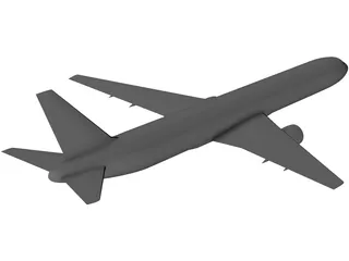 Boeing 767-300 3D Model preview