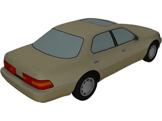 Lexus 400 (1993) 3D Model preview