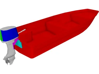 Skiff 3D Model preview