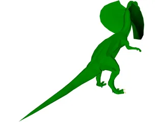 Dilophosaurus 3D Model preview