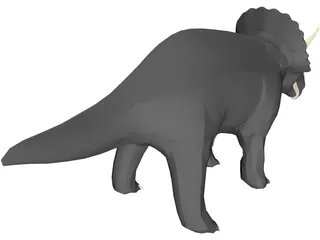 Triceratops 3D Model preview