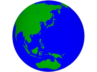 Globe 3D Model preview