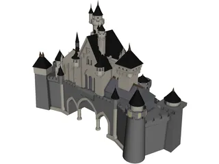 Castle 3D Model preview