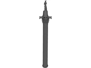 Nelsons Column 3D Model preview