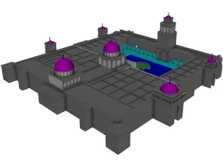Mosque 3D Model preview