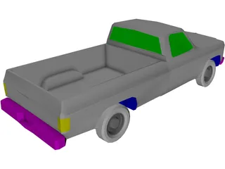 Chevrolet Pickup (1978) 3D Model preview