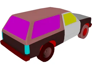 Chevrolet S10 Blazer (1986) 3D Model preview