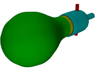 Light Bulb 3D Model preview