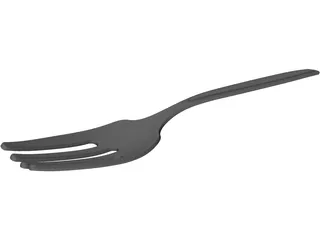 Fork 3D Model preview