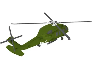 Sikorsky SH-60 Seahawk 3D Model preview