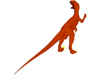 Velociraptor 3D Model preview