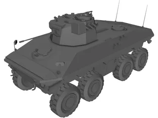 Luchs APC Personal Carrier 3D Model preview