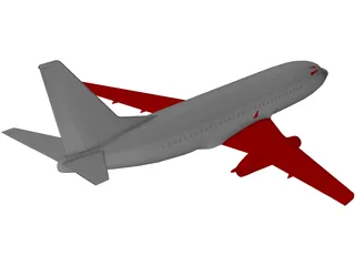 Boeing 737-200 3D Model preview