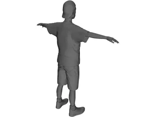 Boy 3D Model preview