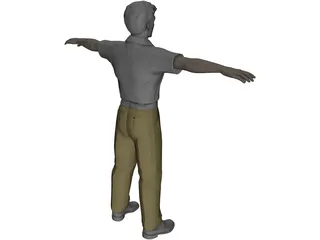 Man 3D Model preview