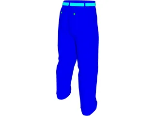 Slacks Man 3D Model preview