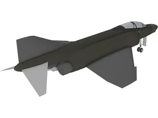 F-4 Phantom II 3D Model preview