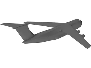 Lockheed C-5G Galaxy 3D Model preview