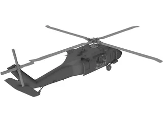 Sikorsky UH-60L Black Hawk [+Interior] 3D Model preview