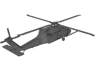 Sikorsky MH-60G [+Interior] 3D Model preview
