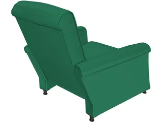 Chair Lounge 3D Model preview