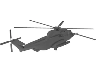 Sikorsky MH-53J Pave Low III 3D Model preview