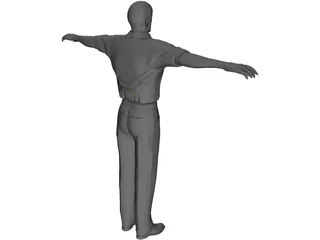 Man 3D Model preview