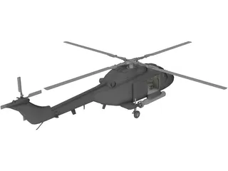 Westland Lynx Mk3 [+Interior] 3D Model preview