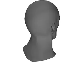 Head Male 3D Model preview