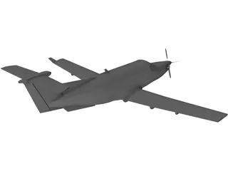 Pilatus PC-12 3D Model preview
