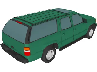 GMC Yukon (2000) 3D Model preview