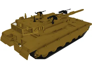 Merkava MK3 3D Model preview