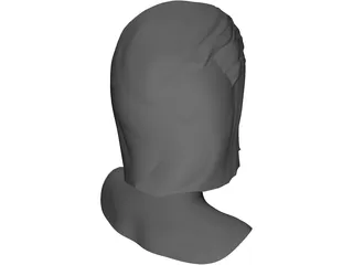 Head Female 3D Model preview