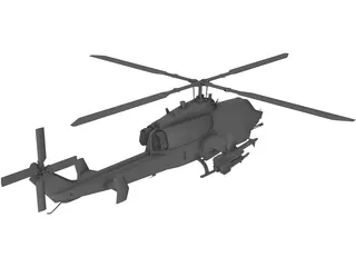 Bell AH-1Z 3D Model preview
