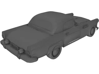 Ford Thunderbird (1957) 3D Model preview