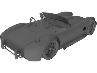 Shelby Cobra (1966) 3D Model preview