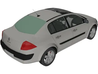 Renault Megane 3D Model preview