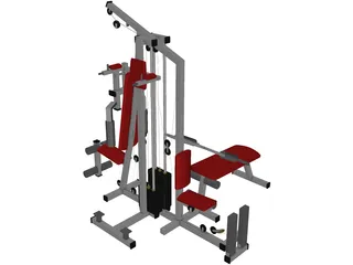Big Gym 3D Model preview